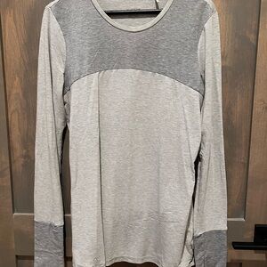 Toad&Co Gray Striped Long Sleeve Top